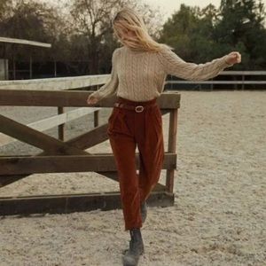 Doên Atherton Pant, size 12, Terra di Siena